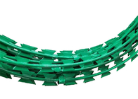 Il PVC verde ha ricoperto il cavo pungente del rasoio di 2.5mm che recinta la sicurezza