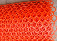 pianura di plastica di allevamento di pollame di 300g/M2 Mesh Netting Hexagonal Hole Red
