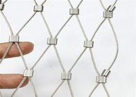 Maglia dello zoo dell'acciaio inossidabile di sicurezza, recinzione animale ad alta resistenza della maglia del cavo