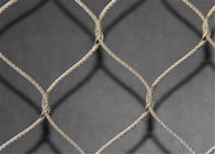 Foro decorativo all'aperto di forma del diamante del recinto del reticolato della maglia della corda per la parete di Buidling
