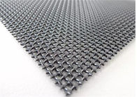 Rete metallica di filo di ferro del nero del foro quadrato che recinta il diametro di 0.8mm per industria chimica della miniera