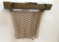 Tenda decorativa di alluminio/del rame della rete metallica della maglia metallica dello schermo per la mostra corridoio