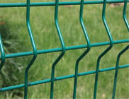 L'abitudine 3D 3 volta il cavo rivestito di plastica che recinta il colore verde dell'erba dei pannelli