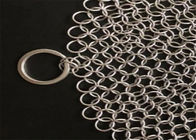 Maglia decorativa dell'anello di acciaio inossidabile di SS316 1m