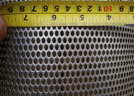 foro di spessore di 2.5mm grande zincare maglia metallica perforata