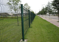L'OEM ha personalizzato l'altezza che di 1.8m 2.0m la plastica verde ha ricoperto la recinzione