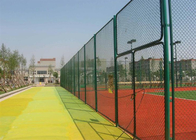 corti di Diamond Wire Mesh For Tennis del recinto di collegamento di catenella di dimensione del foro di 60mm 80mm