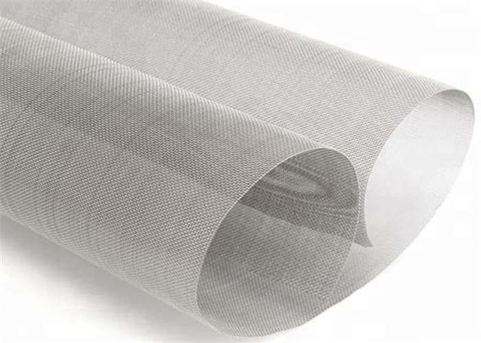 cavo tessuto di superficie luminoso Mesh Roll di acciaio inossidabile della tela di dimensione del foro di 16mm