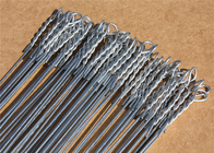i fili d'acciaio per imballaggio lunghi di 2.7m fissano, singolo collegamento rapido ad alta resistenza dei fili d'acciaio per imballaggio del ciclo