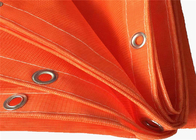 18x18 l'impalcatura Mesh Netting Orange Fireproof Pvc ha ricoperto la protezione della costruzione