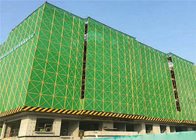 Protezione di plastica dell'impalcatura della costruzione di edifici della rete di sicurezza di densità 12*12