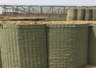 Muro di sabbia a foro quadrato 5.0mm Barriere militari Hesco Bastione galvanizzato