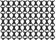 Metallo Mesh Curtain Black Color della lega di alluminio dei divisori