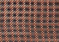 Colore rosso tessuto di rame della rete metallica di semplicemente 5mm 99,9%