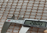 maglia di rame tessuta 28mm Mesh Size Faraday Cage Use del diametro di cavo di 2mm