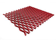 4m colore rosso rete di filo metallico esteso larghezza 1m larghezza del filo 4mm