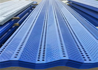 Pannelli di recinzione anti vento in ferro galvanizzato Facile installazione 100% poliestere Riempimento 25% - 40% Apertura di apertura