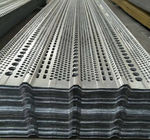 Il recinto della protezione frangivento di controllo delle polveri riveste il materiale di pannelli di piatto d'acciaio perforato