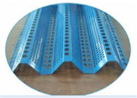 Lo strato perforato pannelli blu del recinto della protezione frangivento di colore riduce il rumore per controllo del rumore