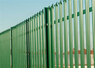 Recinto Pales, cavo Mesh Fence della palizzata di sicurezza del PVC di colore verde del parco
