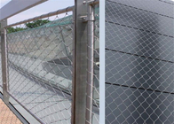recinto di acciaio inossidabile di Mesh Diamond Hole 316 del cavo metallico di sicurezza delle scale di 6mm