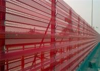 piatto di acciaio di controllo delle polveri di Panels Yellow Windproof del recinto della protezione frangivento di lunghezza 10m
