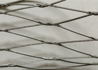 maglia 3&quot; del cavo metallico di 3.2mm × 3&quot; cavo annodato uso di costruzione del foro