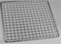 Rete metallica aggraffata con foro quadrato da 10 mm