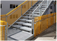 Passo di Mesh Hot Dipped Galvanized Stair del metallo perforato anti slittamento per il passaggio pedonale