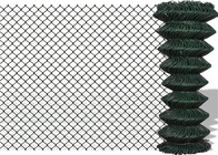 3.5mm 6 Ft X PVC di Animal Protection Green del recinto del collegamento a catena da 50 Ft hanno ricoperto