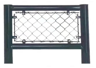 PVC di Sport Fild Safety del recinto del collegamento a catena di acciaio inossidabile di altezza di 3.3m