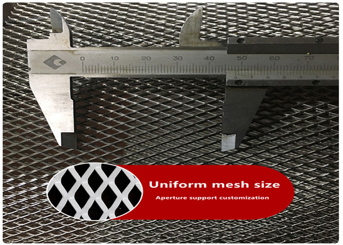 Fogli di metallo a maglia di diamanti personalizzati con tolleranza di buco /-0,05 mm