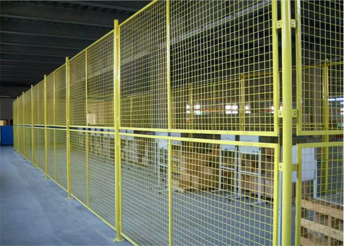 Tipo di struttura colore giallo/verde di altezza del recinto 2.2m della rete metallica di filo zincato