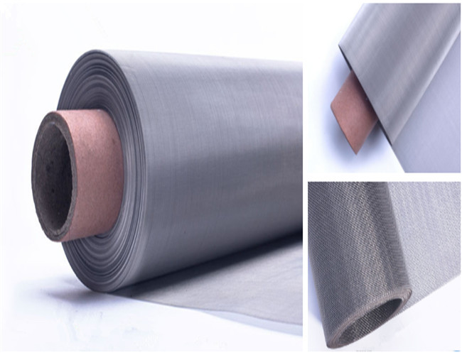 maglia tessuta SS304 del filo di acciaio della superficie di piano di dimensione del rotolo di norma di 25m