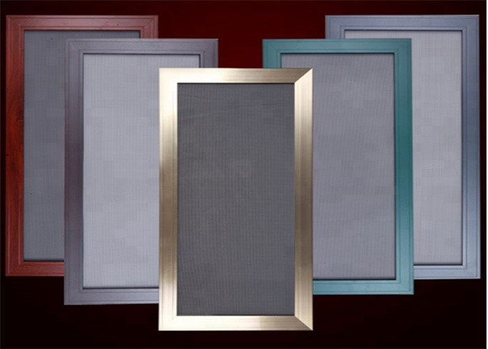 Rete metallica tessuta di acciaio inossidabile 10x10 della finestra 304 della struttura della lega di alluminio