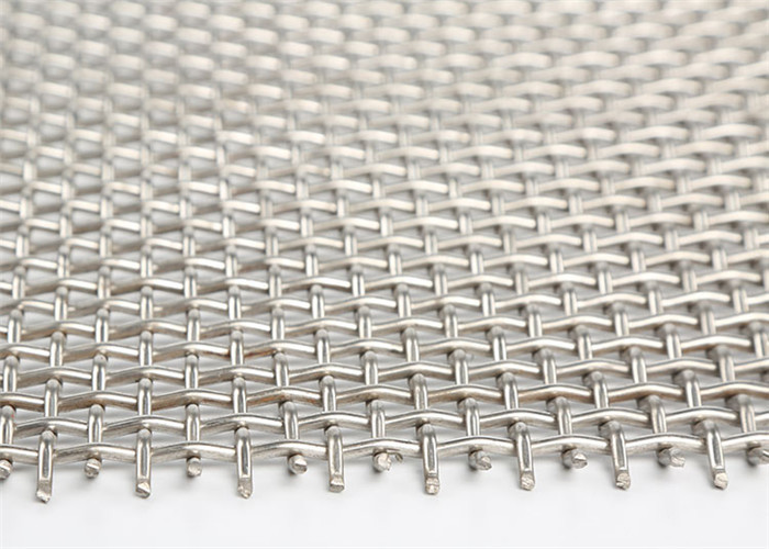 Setaccio filtrante a rete metallica crimpata con spessore di 0,6 mm Utilizzare acciaio inossidabile