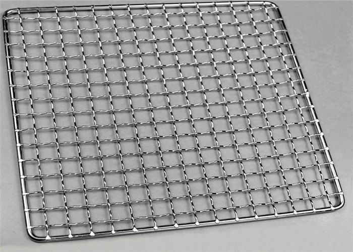 Rete metallica aggraffata con foro quadrato da 10 mm