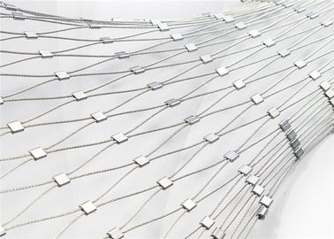 Rottura ad alta resistenza dell'acciaio inossidabile della maglia del cavo metallico resistente per il campo da giuoco